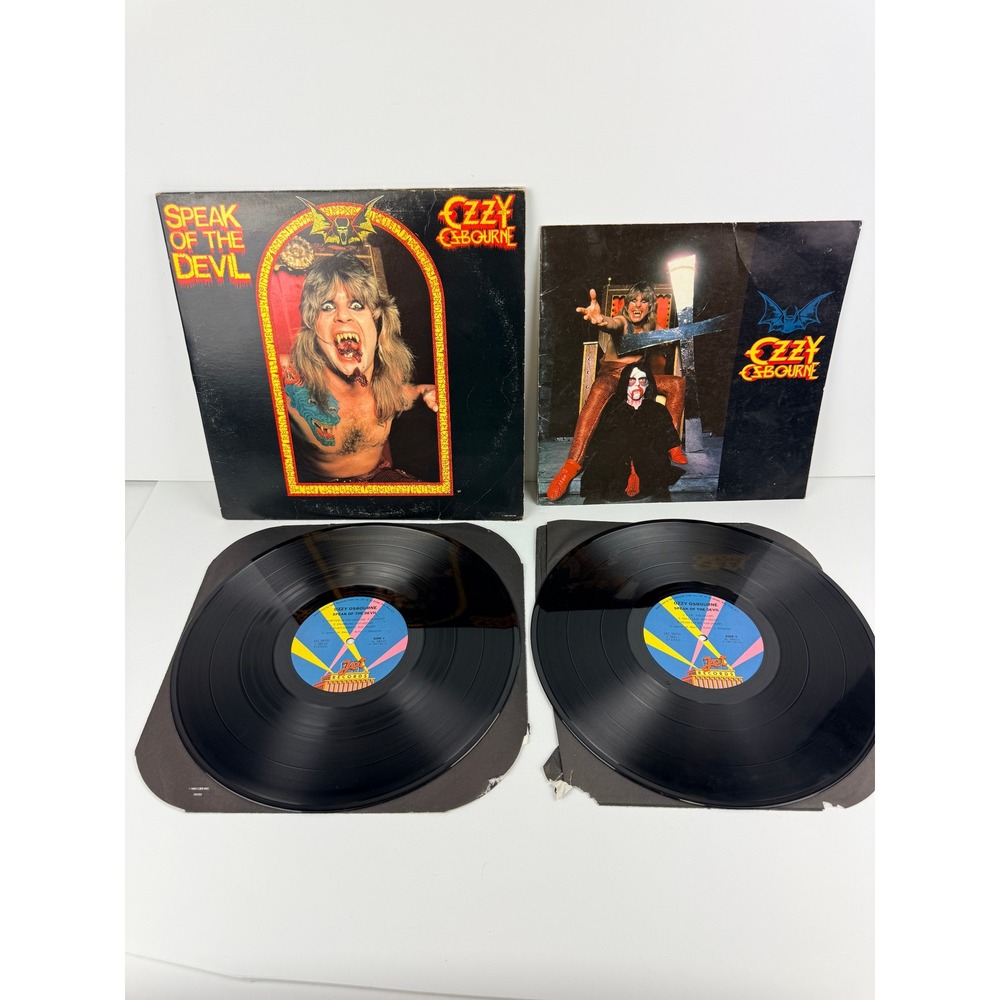 Ozzy Osbourne Speak of the Devil 1982 Double Vinyl LP Jet Records ZX2 38350